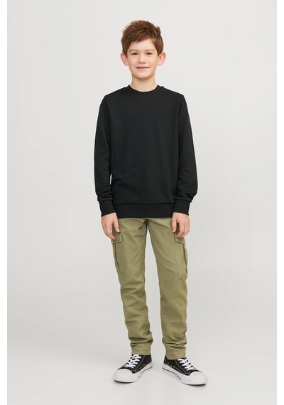 Jack & Jones Jjebradley Çocuk Sweatshirt Siyah