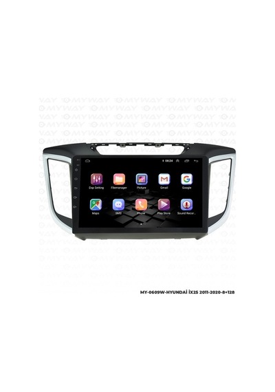 Myway Hyundai İx25 Android Multimedya Carplay Navigasyon Ekran - 8gb Ram+128 Gb Hdd - Myway