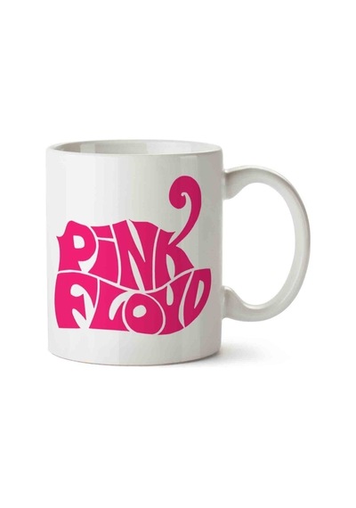 Pink Floyd Logo Porselen Kupa Bardak Beyaz
