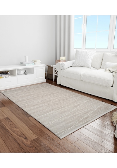 Dolce Vita Halı Monza 4207 Silver Stone İskandinav Halı Bej
