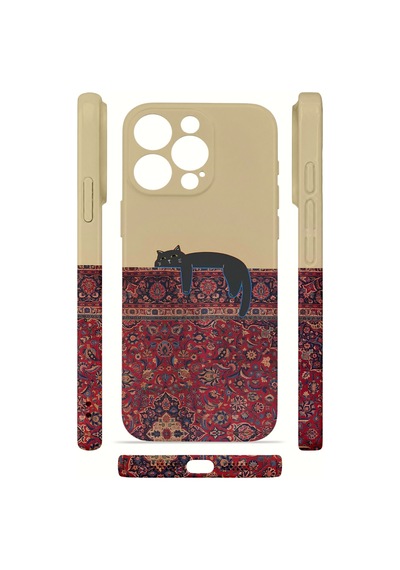Apple iPhone Uyumlu 15 Pro Max Vorian İnce Kamera Korumalı Mika Kılıf Persian Cat Lounge Persian Cat Lounge Mika