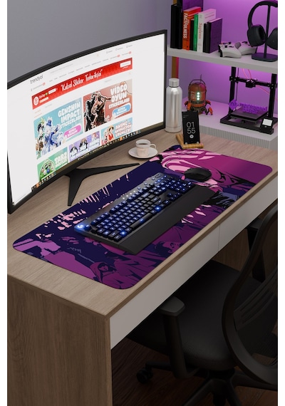Cowboy Bebop Anime V4 - 90x40 Xxl Gaming Kauçuk Kaymaz Taban Mouse Pad Fare Altlığı