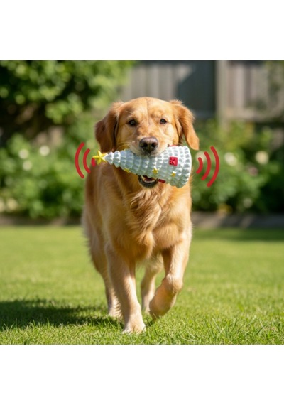 3 Adet Sesli Çam Ağacı Köpek Oyuncağı - Dayanıklı