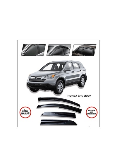 Honda Crv Cam Rüzgarlığı 2007-2011 Kutulu Gönderim - Lazer Kesim