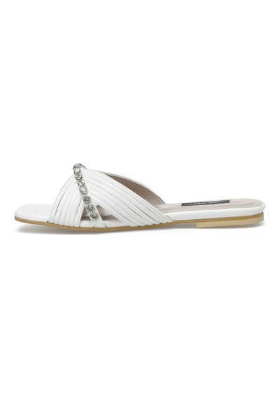 Nine West TANVO 2FX Beyaz Kadın Terlik Beyaz