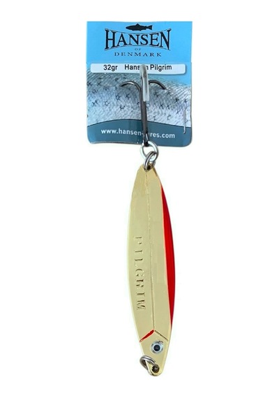 Hansen Pilgrim 8.9cm 32gr Gold/red Lüfer-levrek Kaşık