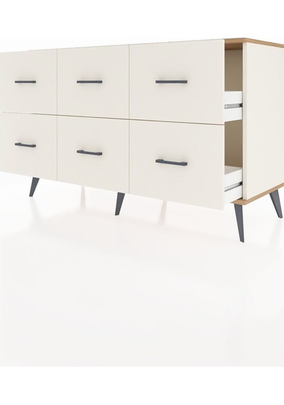 Hyperion Konsol 6 Çekmeceli 132x44x83 Aytaşı-aytaşı Aytaşı