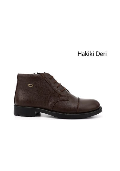 Gönderi(R) Gönderi R Erkek Kahve Floter Fermuarlı Hakiki Deri Klasik Bot Dkmb75401223