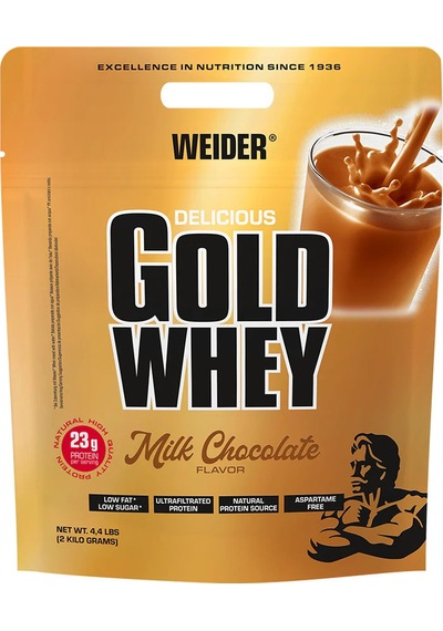 Weider Gold Whey Protein Low Sugar 2 Kg 66 Servis