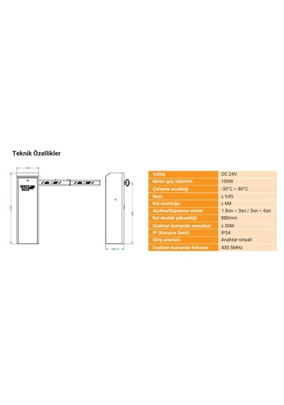 Yerli Üretim 4-6 Metre Titan Kollu %100 Memnuniyet İlke