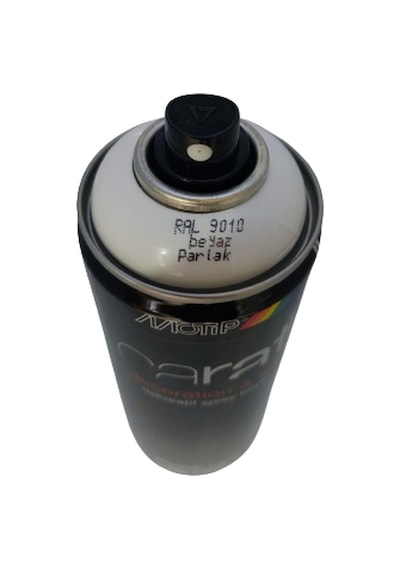 Motip Carat Ral9010 Beyaz Parlak Sprey Boya 400Ml