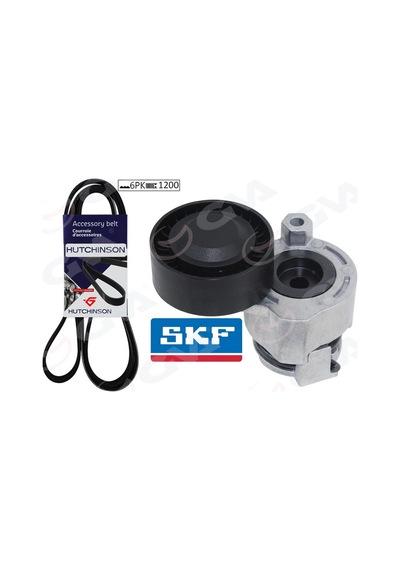 Alternatör V-kayış + Gergi Seti Clıo 3 2005-2014 1.5 Dci 50kw-68hp Gva 59a1110 7701476476-117203694r-1172000qa2