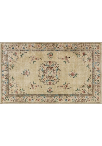 100% El Dokuma Vintage Halı 158 X 263 Cm 10095
