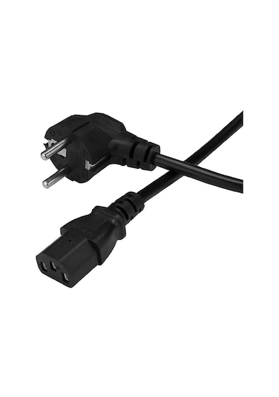 Powermaster Pm-14608 1.5 Metre Pc Power Güç Kablosu 3x0.50mm² Iec-60320 C13 Dişi - Schuko/tip F Erkek Fiş Uçlu