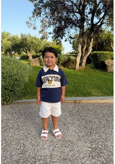 Poala Kids Newyork Polo Yaka Çok Renkli