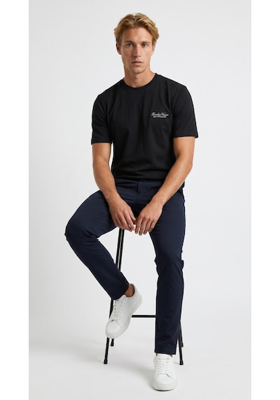 Redline Erkek Kısa Kol Regular Fit Tshirt Siyah