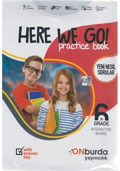 Onburda 6.sınıf İngilizce Here We Go Practite Book