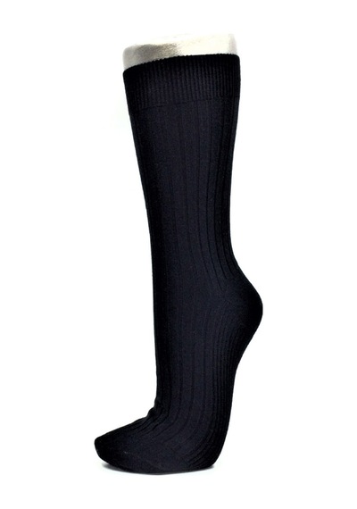 6 Çift ''Core Spun'' Konforu, Natürel Elastan Konforu(40-44)(6Ç) Siyah