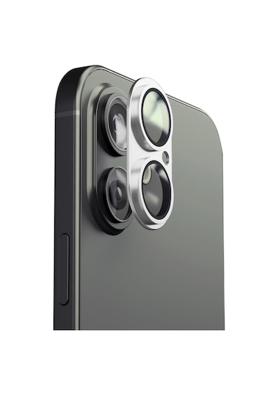 Apple iPhone Uyumlu 17 İçin Ipg Prolens Tam Kamera Lens Koruma, Çerçeveli Tek Gövde Kamera Lens Koruması Gümüş