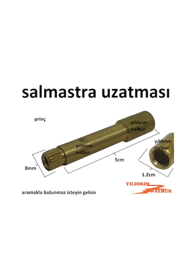 Musluk Salmastra Uzatması Büyük Boy 5cm Duvar İçi Salmastra Uzatm