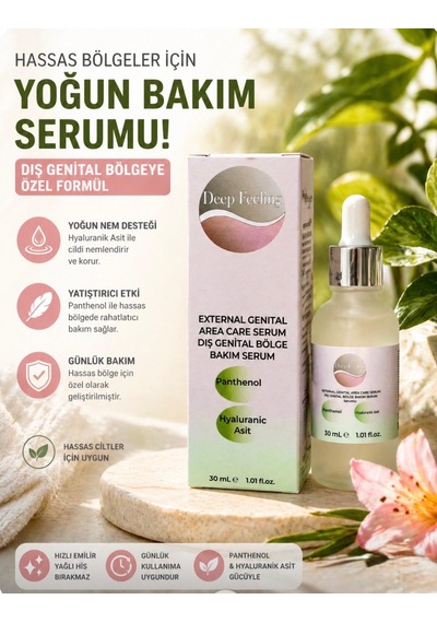 Deep Feeling Dış Genital Bölge Serumu 30 ML
