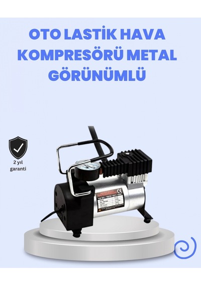 Dc 12v Metal Hava Kompresörü Araç Lastik Şişirme 35l/dk Diğer