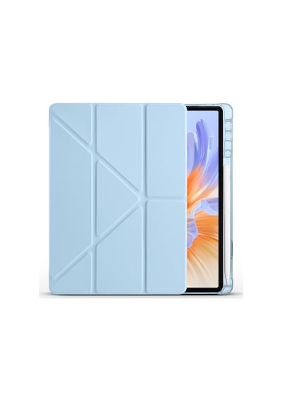 Honor Pad V9 Kılıf Zore Tri Folding Kalem Bölmeli Standlı Kılıf Arka Kapak
