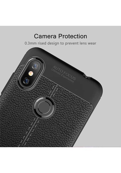 Xiaomi Redmi Note 6 Pro Kılıf Zore Niss Silikon Kapak Siyah