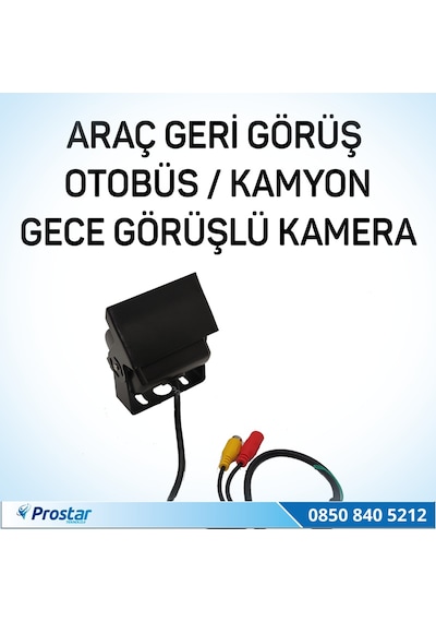 Otobüs Kamyon Tır Geri Görüş Kamerası Ledli Arka Görüş Kamerası