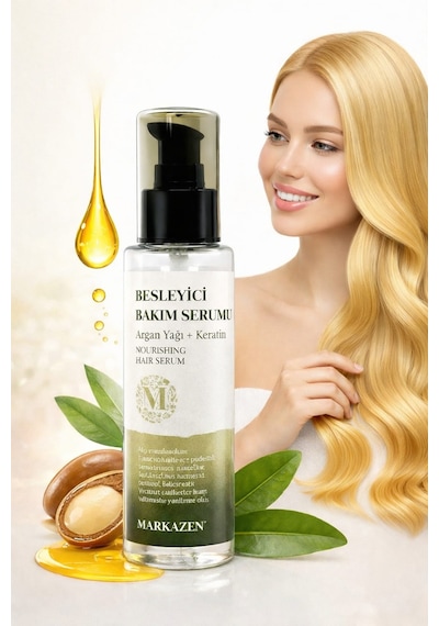 Markazen Argan Keratin Saç Bakım Serumu 100 ML