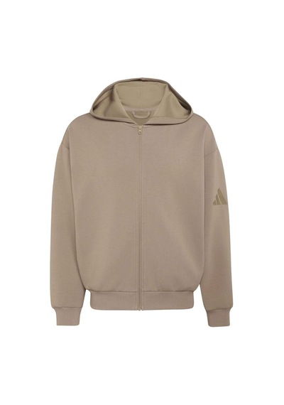 Adidas M Sl Fz Hd Bej Erkek Sweatshirt Ku8004