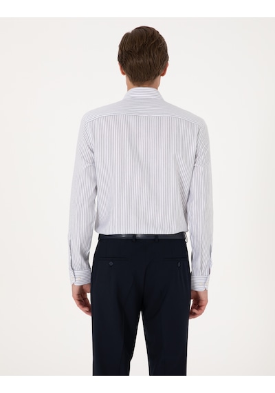 Pierre Cardin Erkek Mavi Gömlek Desenli 50307135-vr036 Mavi