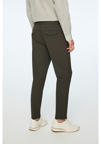 Morven Erkek Haki Polyamid Trend Desenli Slim Fit Pantolon 26ys003006710 Haki