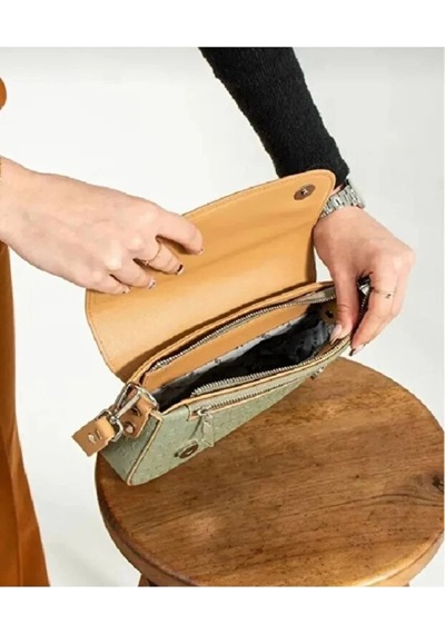 Just Polo Kadın Günlük Su Geçirmez Şık El & Omuz Çantası Shoulder Bag Yeşil