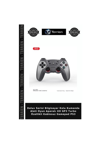 Delux Serisi Bilgisayar Kolu Kumanda Aleti Oyun Aparatı Xo Gp3 Turbo Özellikli Kablosuz Gamepad Ps3