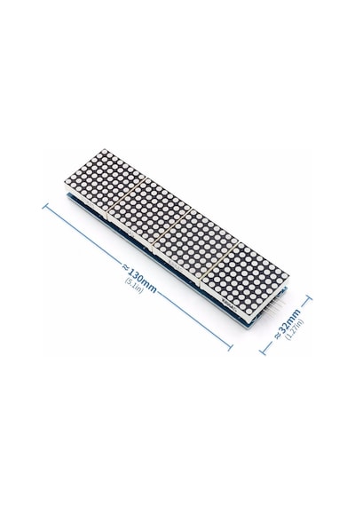 Alkatronik-Max7219 4Lü Dot Matrix Modül 64 Nokta Led Ekran 5V 8X8 Matris