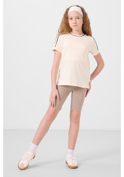 Tommylife Standart Fit Basic 3lü Paket Siyah-haki- Koyu Bej Kız Çocuk Tayt - 75188 Siyah-haki-koyu Bej