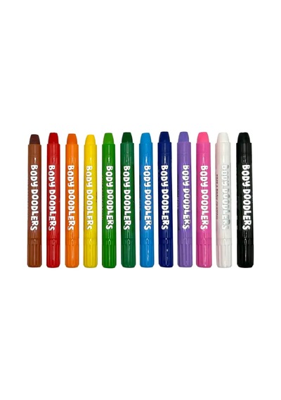 Ooly Body Doodlers 12 Li Yüz Ve Vücut Boyası 133-116 Çok  Renkli