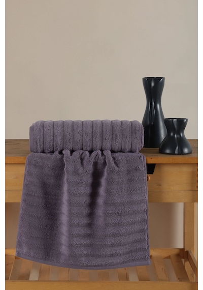 Varol Wave Serisi Premium Micro Cotton Banyo Havlusu 80x150cm Mor/80x150cm Mor