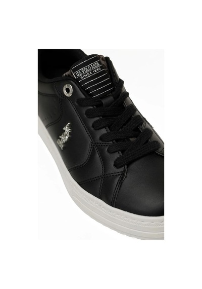 Papuçcity U.s. Polo Assn. Prelo Kadın Sneaker Spor Ayakkabı SİYAH-BEYAZ