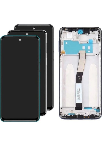 Xiaomi Redmi Note 9 Pro Lcd Ekran Dokunmatik Çıtalı Gümüş