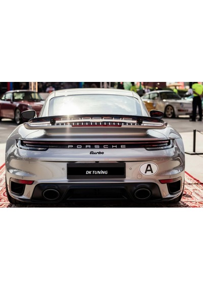 Dk Tuning Porsche Turbo Bagaj 3m 3d Siyah Abs Yazı Logo Amblem