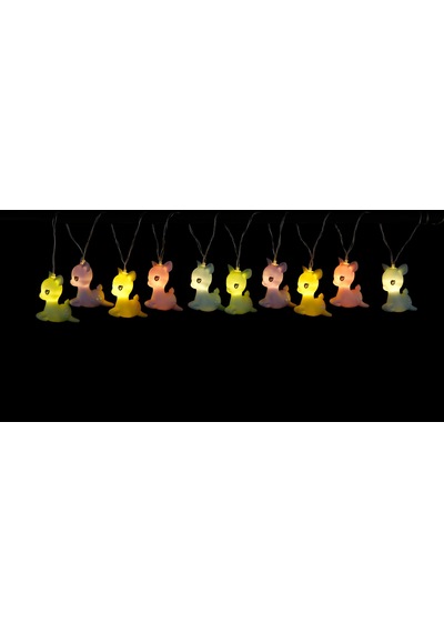 Dhink Deer String Ledli Zincir Gece Lambası Çok Renkli