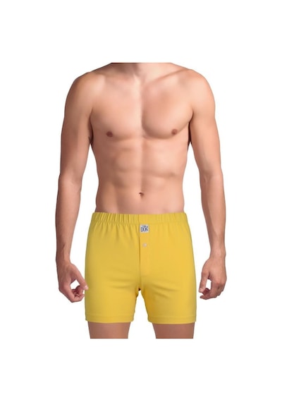 The Don Traditional Uzun Paçalı Erkek Boxer Sarı Renk