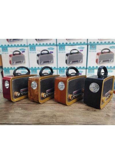 Everton Rt-301B Nostaji Görünümlü Bluetoothlu Radyo + Fener