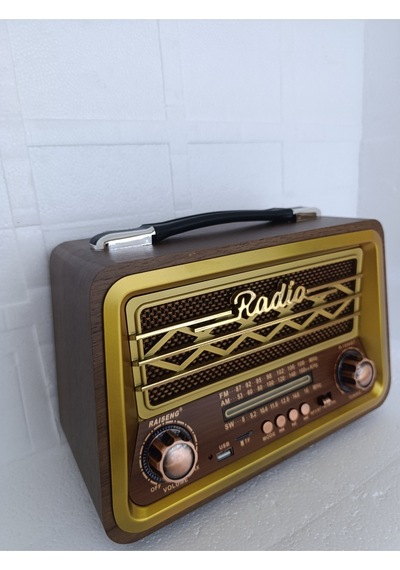 Bluetooth Hoparlör Fm Radyo Usb Tf Aux Ses Bombası Müzik Çalar Mp3 Çalar - Kahverengi- Tek Ebat