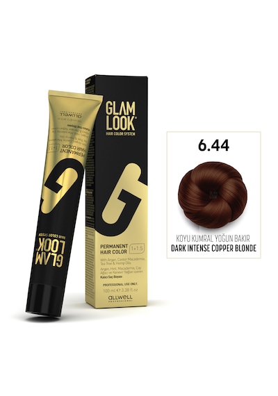 Glamlook Kalıcı Saç Boyası 100 Ml Koyu Kumral Yoğun Bakır 6.44
