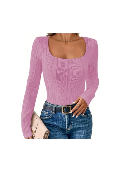 Wild Flower Elastanlı Pembe Bluz Yüksek Bel Uzun Kollu Kare Yaka Örme Kumaş Bahar Sonbahar Kış Bluz Pembe Wild Flower Elastanlı Pembe Bluz Yüksek Bel Uzun Kollu Kare Yaka Örme Kumaş Bahar Sonbahar Kış Bluz Pembe