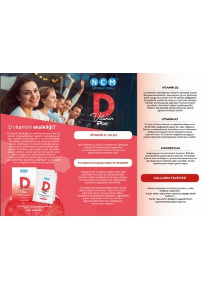 D Vitamin Plush Vitamin D3 5000 Iu, Vitamin K2 Magnesium Magnezyum 30 Günlük