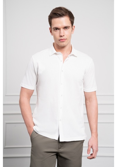 Morven Erkek Ekru Trend Apaçi Yaka Dynamic Fit Kısa Kollu Gömlek 25ys004006454 Ekru Ekru Morven Erkek Ekru Trend Apaçi Yaka Dynamic Fit Kısa Kollu Gömlek 25ys004006454 Ekru Ekru